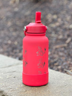 Charmeleon Water Bottle Engraved Waterbottle with Sleeping Charmeleon Coffee Tumbler Thermos Flask, Gamer Anniversary Gift