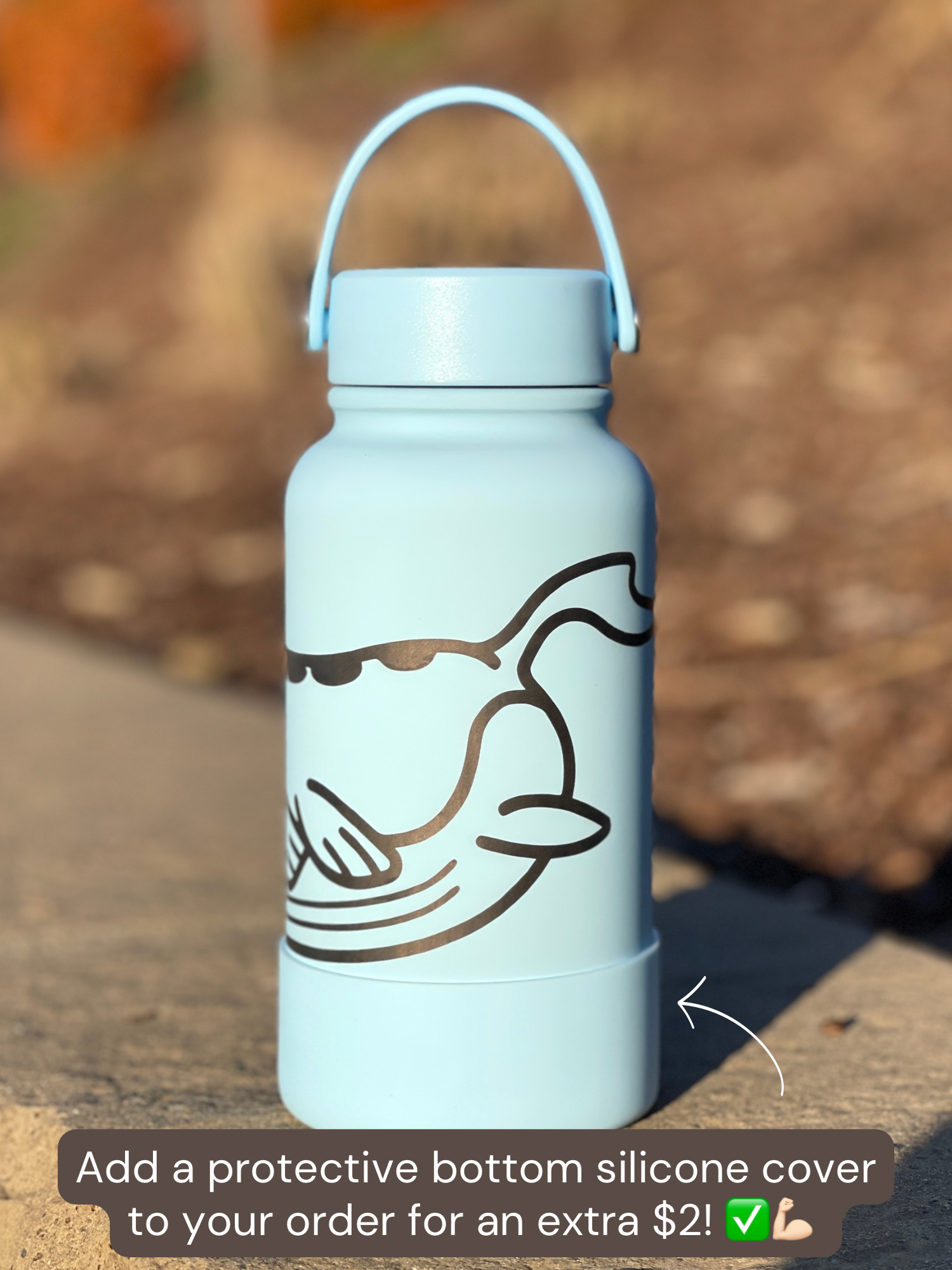 Wailord & Wailmer Water Bottle Engraved Waterbottle, Huge Wailord Whale Coffee Tumbler Thermos Flask, Gamer Anniversary Gift