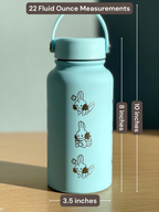 Mudkip Water Bottle Engraved Coffee Tumbler with Mystery Dungeon Scarf, Hoenn Water Starter Waterbottle Thermos, Cute Anime Birthday Gift