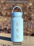 Piplup Water Bottle Engraved Tumbler Thermos