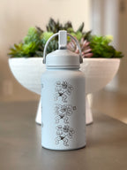 Machamp Water Bottle Engraved Coffee Tumbler with Gigantamax Machamp & Weights Waterbottle Thermos Anime Fan Birthday Gift