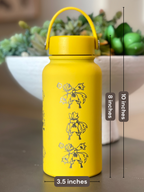 Zeraora Water Bottle Engraved Waterbottle with Mega Zeraora, Mythical Coffee Tumbler Thermos Flask, Gamer Anniversary Gift