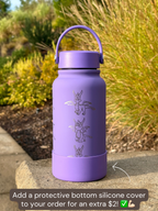 Spyro Water Bottle Engraved Waterbottle with Spyro Wearing Sunglasses Coffee Tumbler Thermos Flask, Gamer Anniversary Gift