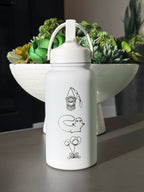 Witch Hat Atelier Water Bottle Engraved Coffee Tumbler, Iguin Rainflinger Palm Quire Symbol Brushbuddy Diadem Herb Quifrey Glasses, Anime Fan Birthday Gift