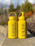 Dunsparce Dudunsparce Water Bottle Engraved Waterbottle, Sleeping Dunsparce Coffee Tumbler Thermos Flask, Gamer Anniversary Gift