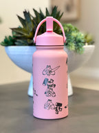 Tinkaton Water Bottle Engraved Waterbottle, Sleeping Tinkaton Hammer with Tinkatink Coffee Tumbler Thermos Flask, Gamer Birthday Gift