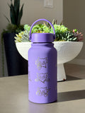 Haunter Water Bottle Engraved Waterbottle, Ghost Shadow Ball Coffee Tumbler Thermos Flask, Gamer Anniversary Gift