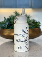 Milotic & Feebas Water Bottle Engraved Waterbottle, Dragon Coffee Tumbler Thermos Flask, Gamer Anniversary Gift