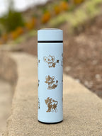 Shinx Luxio Luxray Coffee Tumbler Tea Infuser Shinx Evolution Trio, Engraved Water Bottle Travel Mug Thermos, Anime Fan Gift