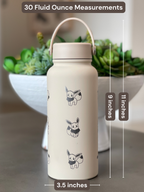 Eevee Evolutions Water Bottle Engraved Eeveelutions Coffee Tumbler, Vaporeon Jolteon Espeon Umbreon Glaceon Leafeon Sylveon Waterbottle Gift