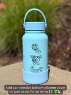 Poliwag Poliwhirl Poliwrath Waterbottle Engraved Water Bottle with Gangster Poliwag & Sleeping Poliwhirl Coffee Tumbler Thermos Flask, Gamer Birthday Gift