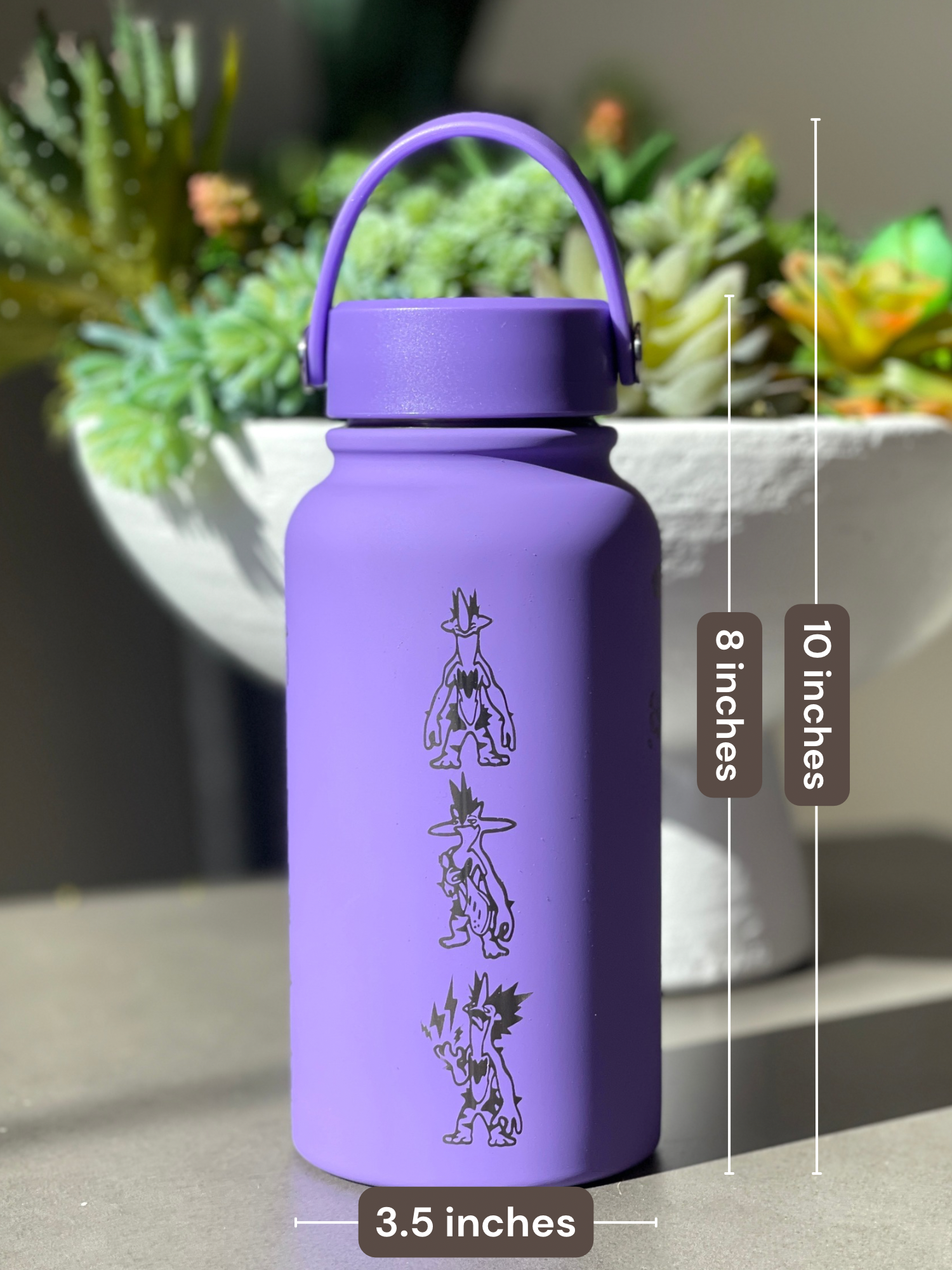 Toxitricity Water Bottle Engraved Waterbottle, Amped & Low Key Form Toxitricity Guitar Coffee Tumbler Thermos Flask, Gamer Anniversary Gift