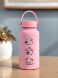 Chansey Blissey Water Bottle Engraved Waterbottle with Nurse & Sad Chansey, Cute Tumbler Thermos Flask, Gamer Anniversary Gift