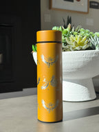 Ho-Oh Coffee Tumbler Tea Infuser, Johto Legendary Engraved Water Bottle Travel Mug, Anime Fan Gift