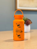 Trapinch Water Bottle Engraved Waterbottle with Sleeping Trapinch & Turtwig Costume Coffee Tumbler Thermos Flask, Gamer Anniversary Gift