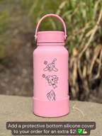 Hatenna Hattrem Hatterene Water Bottle Engraved Waterbottle with Mega Charizard Y, Kanto Starter Coffee Tumbler Thermos Flask, Gamer Anniversary Gift