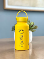 Mareep Flaffy Ampharos Water Bottle Engraved Waterbottle with Mega Ampharos, Mareep Evolution Trio Coffee Tumbler Thermos, Gamer Anniversary Gift