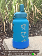 Misdreavus Water Bottle Engraved Coffee Tumbler with Misdreavus & Flutter Mane Waterbottle, Ghost Thermos Anime Fan Birthday Gift