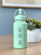 Celebi Water Bottle Engraved Coffee Tumbler with Time Traveling Celebi Johto 4Ever Movie Waterbottle Thermos Anime Fan Birthday Gift