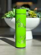 Rayquaza & Mega Rayquaza Coffee Tumbler Tea Infuser, Black Shiny Rayquaza Water Bottle, Legendary Dragon Travel Mug, Anime Fan Gift