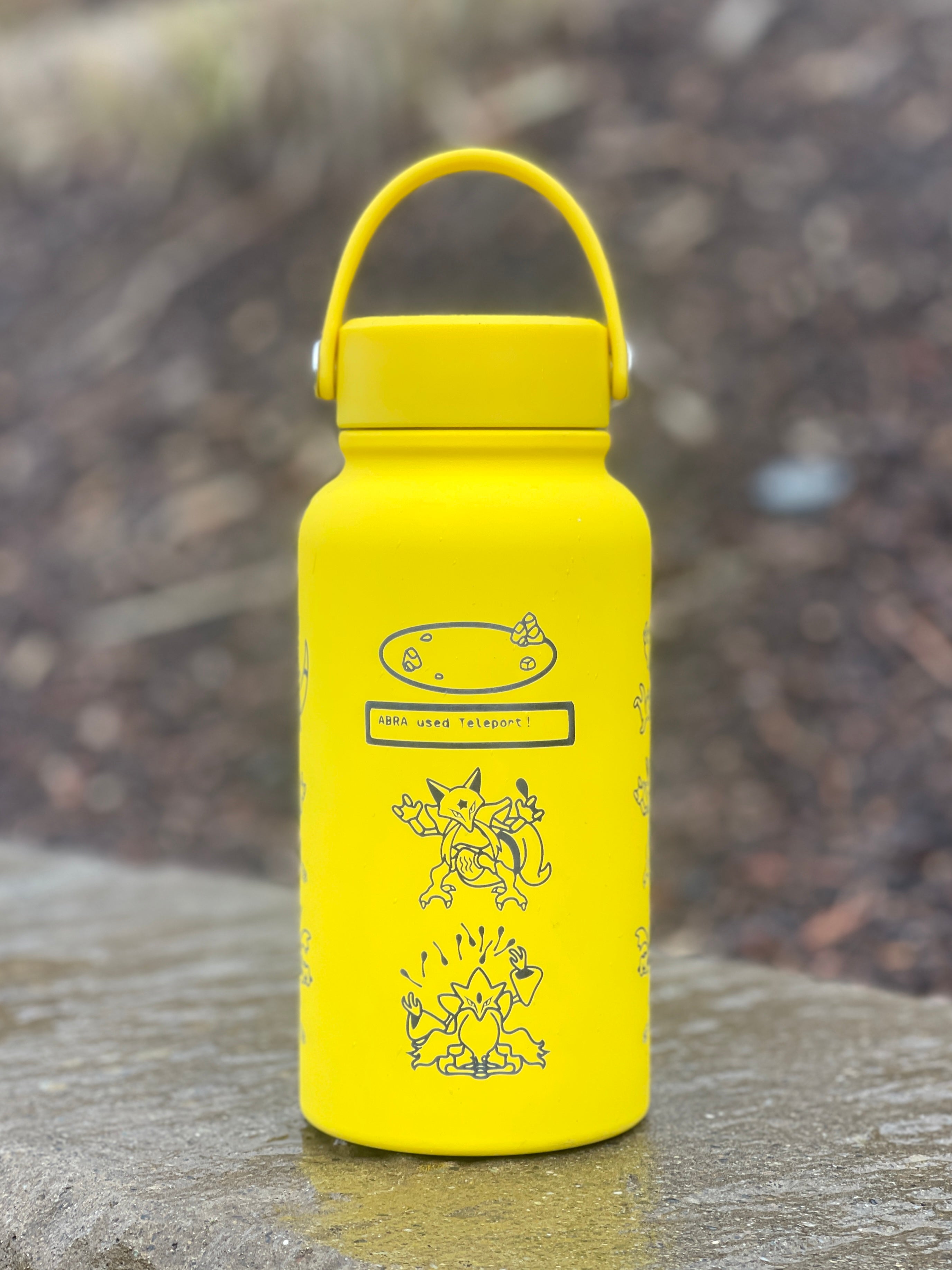 Abra Kadabra Alakazam Water Bottle Engraved Waterbottle with Mega
