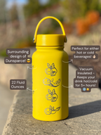 Dunsparce Dudunsparce Water Bottle Engraved Waterbottle, Sleeping Dunsparce Coffee Tumbler Thermos Flask, Gamer Anniversary Gift