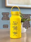 Abra Kadabra Alakazam Water Bottle Engraved Waterbottle with Mega Alakazam, Abra Evolution Trio Coffee Tumbler Travel Mug, Gamer Anniversary Gift