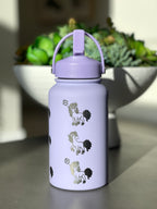 Galarian Ponyta Rapidash Water Bottle Engraved Coffee Tumbler with Sleeping & Sunglasses Ponyta, Waterbottle, Pony Thermos Anime Fan Birthday Gift