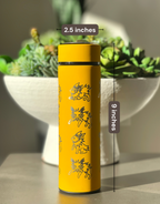 Jolteon Coffee Tumbler Tea Infuser with Sleeping Jolteon & Flower Crown, Engraved Waterbottle Electric Eevee Evolution Thermos, Anime Gift