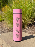 Sylveon Coffee Tumbler Tea Infuser, Fairy Eeveelution Water Bottle Travel Mug, Anime Fan Gift