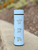 Eeveelution Eevee Evolutions Coffee Tumbler Tea Infuser, Flareon Vaporeon Jolteon Espeon Umbreon Water Bottle Travel Mug, Anime Fan Gift