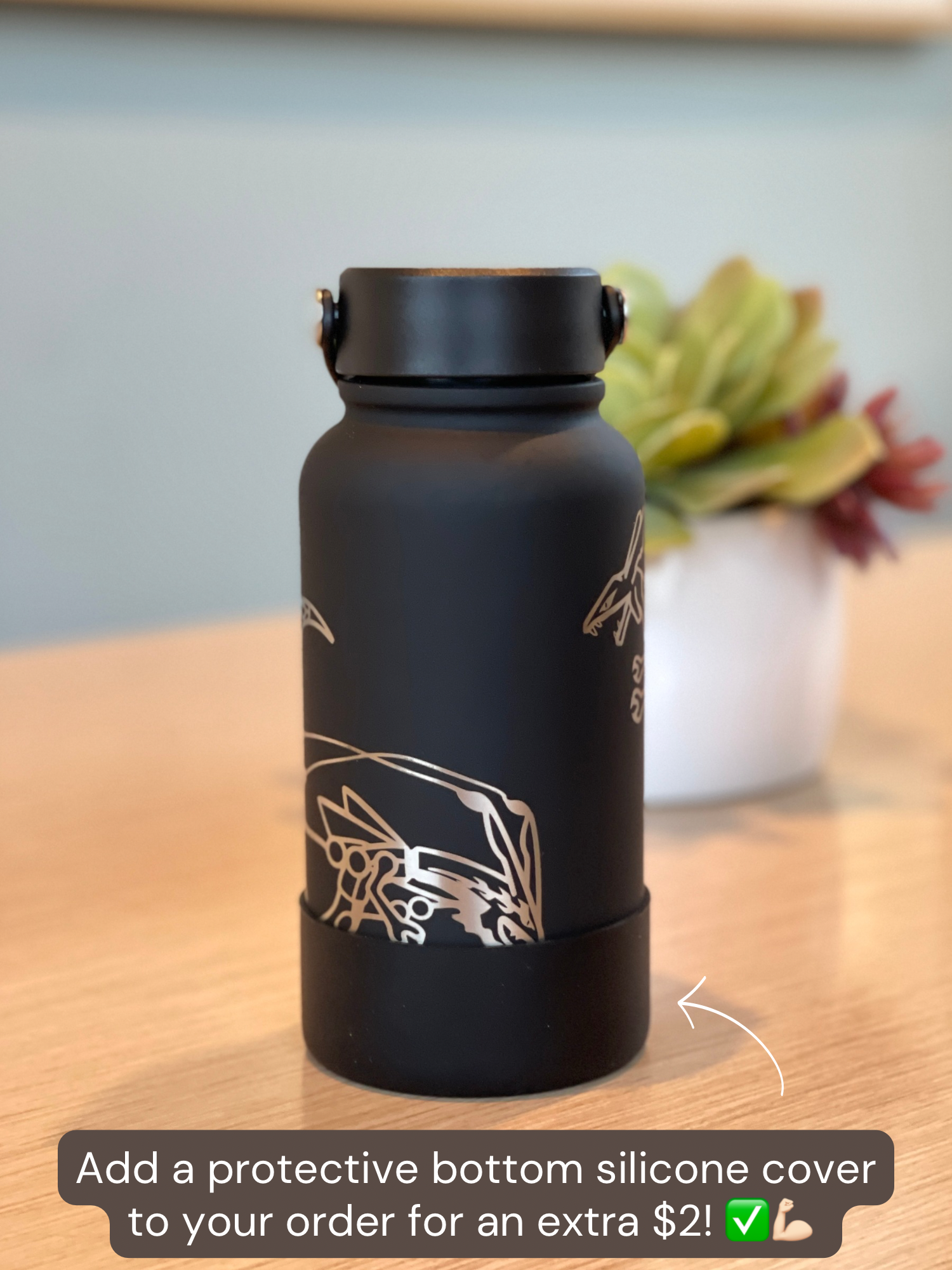 Shiny Rayquaza & Mega Rayquaza Water Bottle Engraved Waterbottle Black Rayquaza Dragon Legendary Coffee Tumbler Thermos, Gamer Anniversary Gift