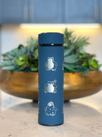 Snorlax Coffee Tumbler Tea Infuser with Unite Cook Style, Sleeping Snorlax Water Bottle Travel Mug, Funny Anime Fan Gift