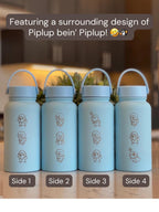 Piplup Water Bottle Engraved Tumbler Thermos