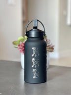 Houndoom Water Bottle Engraved Coffee Tumbler