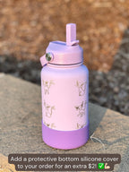 Espeon Straw Water Bottle Engraved Coffee Tumbler with Unite Tuxedo Style & Top Hat Waterbottle, Psychic Eeveelution Anime Fan Birthday Gift