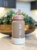 Cubone Marowak Waterbottle, Engraved Straw Coffee Tea Tumbler Travel Mug Water Bottle, Kanto Anime Fan Flask Drinkware Birthday Gift