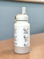 Absol Water Bottle Engraved Coffee Tumbler with Mega Absol & Sleeping Absol, Engraved Waterbottle, Gamer Travel Mug Thermos Birthday Gift