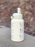 Absol Water Bottle Engraved Coffee Tumbler with Mega Absol & Sleeping Absol, Engraved Waterbottle, Gamer Travel Mug Thermos Birthday Gift