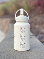 Absol Water Bottle Engraved Coffee Tumbler with Mega Absol & Sleeping Absol, Engraved Waterbottle, Gamer Travel Mug Thermos Birthday Gift