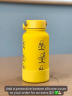 Bellsprout Water Bottle Engraved Coffee Tumbler with Sleeping Bellsprout & Razor Leaf Move Travel Mug Cup, Funny Anime Meme Birthday Gift