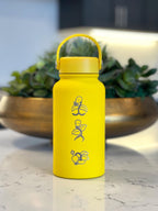 Bellsprout Water Bottle Engraved Coffee Tumbler with Sleeping Bellsprout & Razor Leaf Move Travel Mug Cup, Funny Anime Meme Birthday Gift