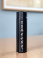 Unown Coffee Tumbler, Engraved “Unown Alphabet” Waterbottle with Tea Infuser, Unknown Anime Fan Travel Mug Cup Water Bottle Flask Gift