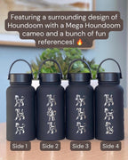 Houndoom Water Bottle Engraved Coffee Tumbler