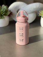 Jigglypuff Waterbottle Coffee Tumbler with Mic Singing and Angry Jigglypuff with Marker, Funny Cute Anime Travel Mug Cup Birthday Gifts