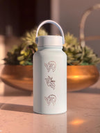 Vaporeon Water Bottle Coffee Tumbler with Sleeping Vaporeon, Water Gun & Cafe Top Hat Version, Eeveelution Fan Waterbottle Anniversary Gift
