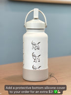 Absol Water Bottle Engraved Coffee Tumbler with Mega Absol & Sleeping Absol, Engraved Waterbottle, Gamer Travel Mug Thermos Birthday Gift