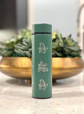 Tyranitar Coffee Tumbler Tea Infuser Waterbottle with Mega Tyranitar & Iron Thorns, Paradox Gamer Anime Travel Mug Flask Birthday Gift