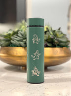 Tyranitar Coffee Tumbler Tea Infuser Waterbottle with Mega Tyranitar & Iron Thorns, Paradox Gamer Anime Travel Mug Flask Birthday Gift