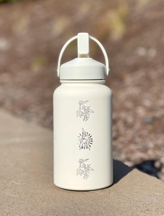 Arceus Water Bottle Engraved Waterbottle Legends Sinnoh Mythical Coffee Tumbler, Anime Gamer Birthday Gift